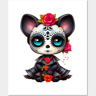 Dia de los Muertos Cat #1 Posters and Art